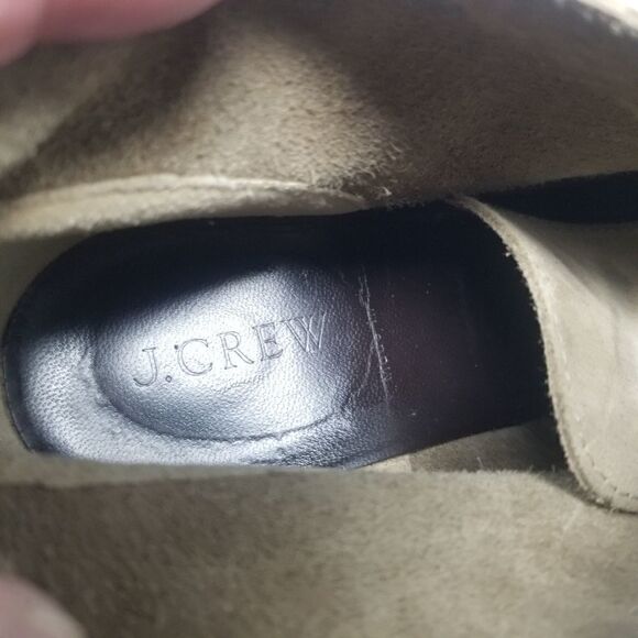 J CREW DARK TAN SUEDE with WEDGE HEEL. SIZE 10 - Picture 11 of 12
